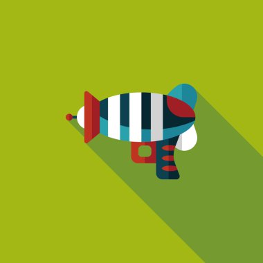 Uzun Gölge, eps10 ile alan silah düz simgesi