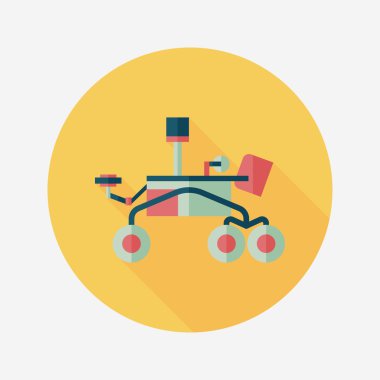 Uzun Gölge, eps10 ile alan Rover düz simgesi