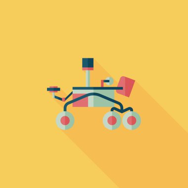 Uzun Gölge, eps10 ile alan Rover düz simgesi