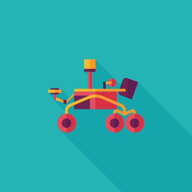 Uzun Gölge, eps10 ile alan Rover düz simgesi