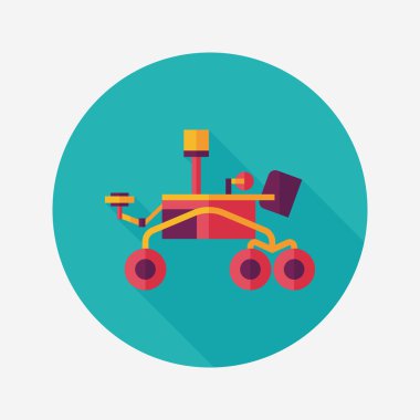 Uzun Gölge, eps10 ile alan Rover düz simgesi