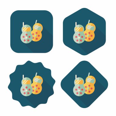 Uzun Gölge, eps10 telsiz düz simgesi