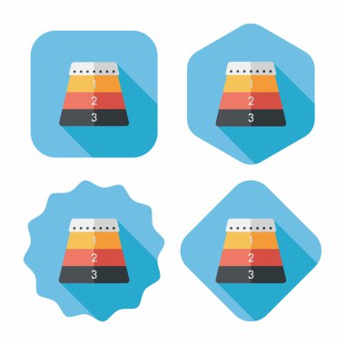 Uzun Gölge, eps10 ile atlama atı düz simgesi