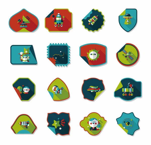 Alan etiketleri düz tasarım arka plan kümesi, eps10 banner