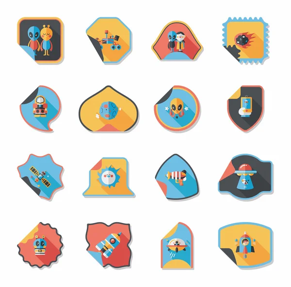 Alan etiketleri düz tasarım arka plan kümesi, eps10 banner