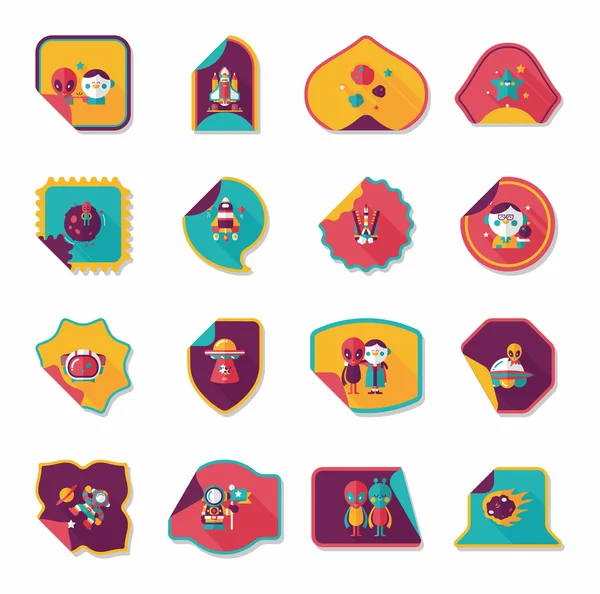 Alan etiketleri düz tasarım arka plan kümesi, eps10 banner