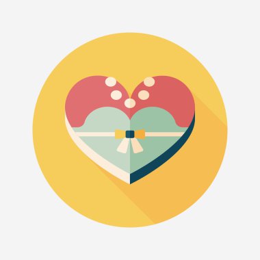 Gelin gelinlik kutu kurabiye uzun düz simgesiyle sh şeklinde