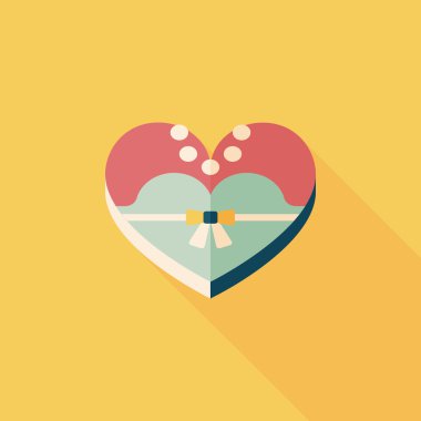 Gelin gelinlik kutu kurabiye uzun düz simgesiyle sh şeklinde