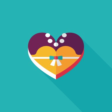 Gelin gelinlik kutu kurabiye uzun düz simgesiyle sh şeklinde