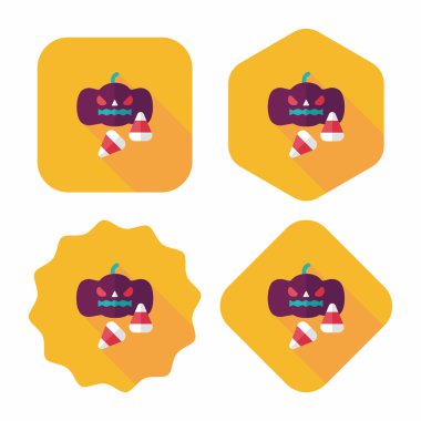 Uzun Gölge, eps10 ile kabak düz simgesi