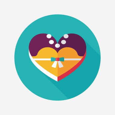 Gelin gelinlik kutu kurabiye uzun düz simgesiyle sh şeklinde