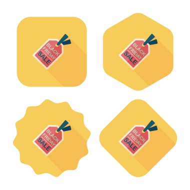 Uzun Gölge, eps10 ile alışveriş satış fiyat etiketi düz simgesi