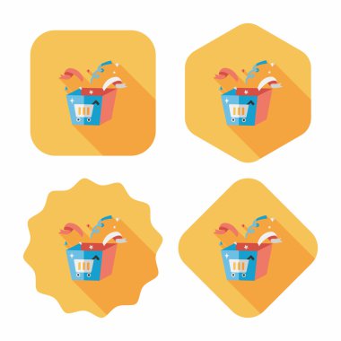 Uzun Gölge, eps10 alışveriş mevcut düz simgesiyle