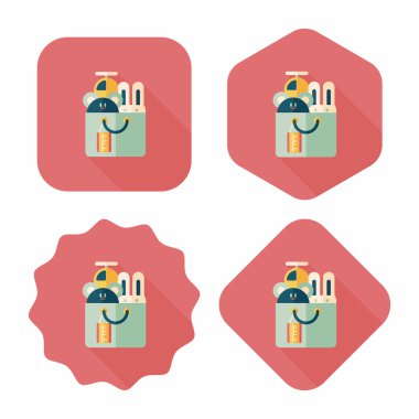 Uzun Gölge, eps10 alışveriş mevcut düz simgesiyle