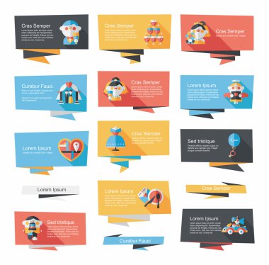 Düğün afiş düz tasarım arka plan ayarlamak, eps10