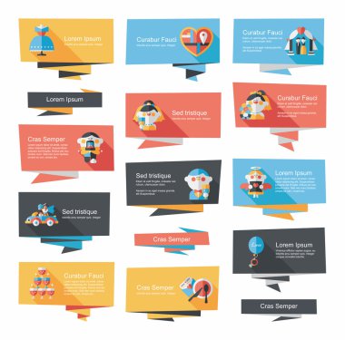 Düğün afiş düz tasarım arka plan ayarlamak, eps10