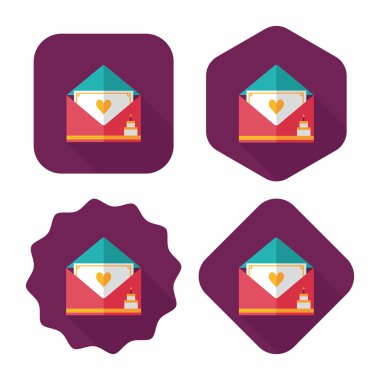 Uzun Gölge, eps10 ile mutlu yıllar kart düz simgesi