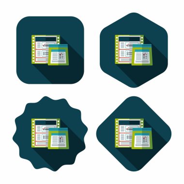 Uzun gölgeli yassı haplar