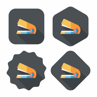 zımba ile uzun gölge, eps10 düz simgesi