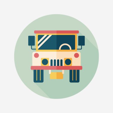 Uzun Gölge, eps10 ile ulaşım çekiç düz simgesi