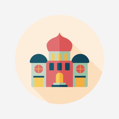 Uzun Gölge, eps10 Sarayı düz simgesi oluşturma