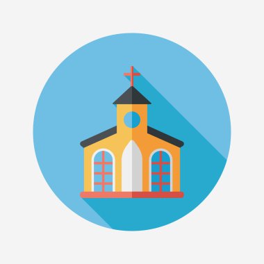 Uzun Gölge, eps10 bina kilise düz simgesiyle