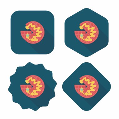 Uzun Gölge, eps10 ile yassı düz simgesi