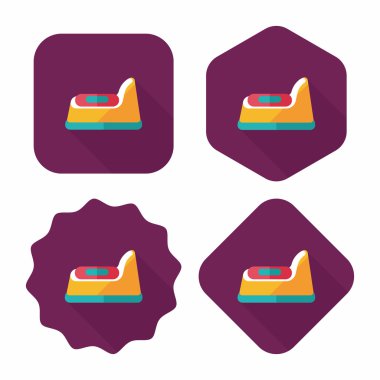 Bebek uzun gölge, eps10'deki lazımlık düz simgesi