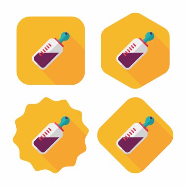 Uzun Gölge, eps 10 bebeğin kukla düz simgesiyle