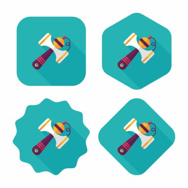 Uzun Gölge, eps10 kendama düz simgesi