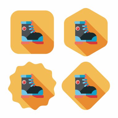 uzun gölge ile çizme düz simgesi