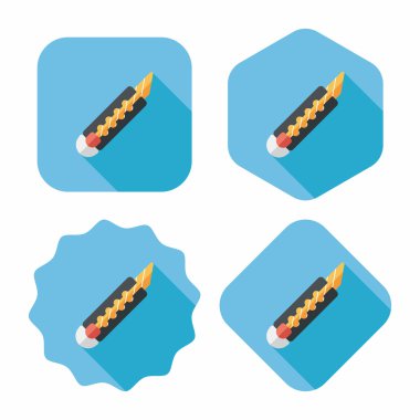 Uzun Gölge, eps10 ile yeni bıçak düz simgesi