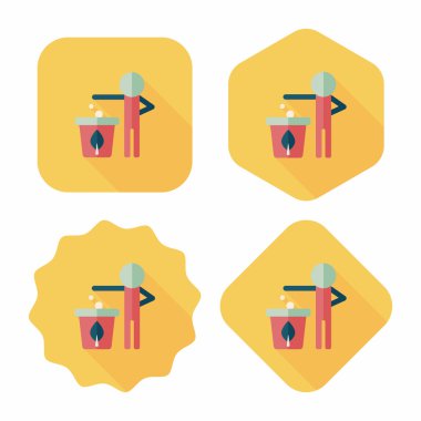 Uzun Gölge, eps1 ile çevre koruma kavramı düz simgesi