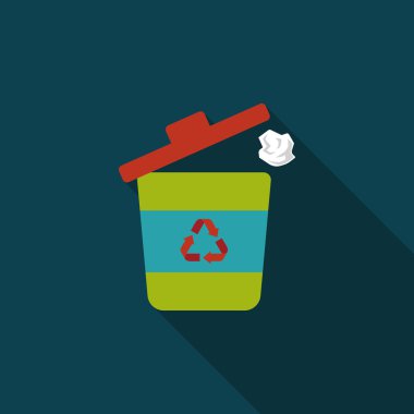 Uzun Gölge, eps1 ile çevre koruma kavramı düz simgesi