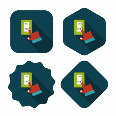 Uzun Gölge, eps1 ile çevre koruma kavramı düz simgesi