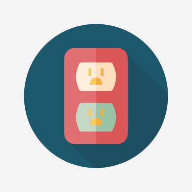 Uzun Gölge, eps1 ile çevre koruma kavramı düz simgesi