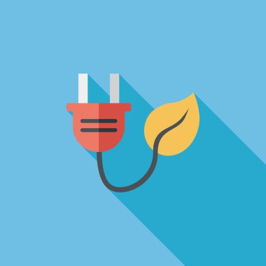 Uzun Gölge, eps1 ile çevre koruma kavramı düz simgesi