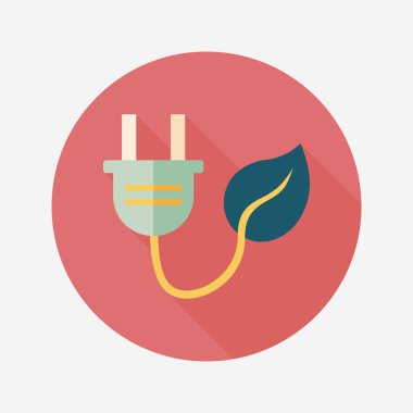 Uzun Gölge, eps1 ile çevre koruma kavramı düz simgesi