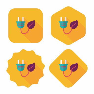 Uzun Gölge, eps1 ile çevre koruma kavramı düz simgesi