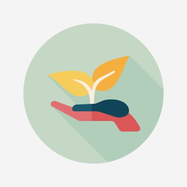 Uzun Gölge, eps1 ile çevre koruma kavramı düz simgesi