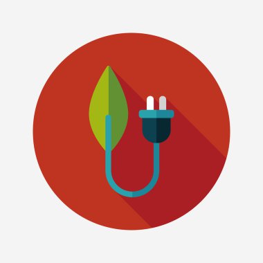 Uzun Gölge, eps1 ile çevre koruma kavramı düz simgesi