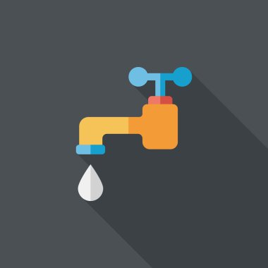 Uzun Gölge, eps ile çevre koruma kavramı düz simgesi