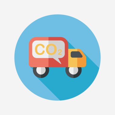 Uzun Gölge, eps ile çevre koruma kavramı düz simgesi