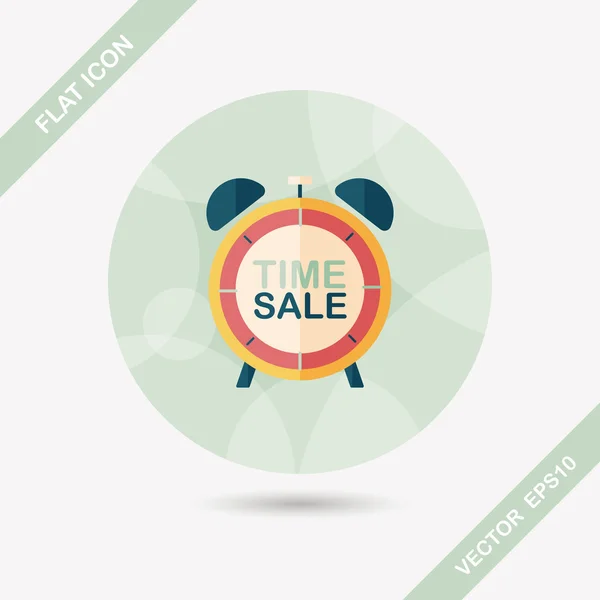 Shopping limit sale flat icon with long shadow,eps10 — Stock Vector