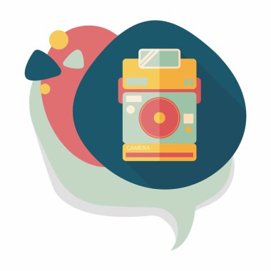 Uzun Gölge, eps10 ile kamera düz simgesi