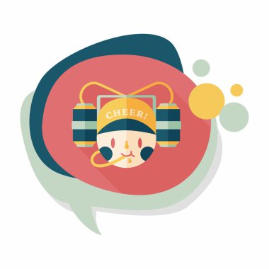 Uzun Gölge, eps10 ile spor fan düz simgesi