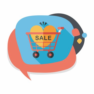 Uzun Gölge, eps10 ile Sevgililer Günü Satılık düz simgesi