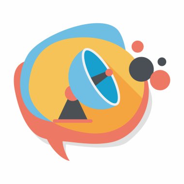 Uzun Gölge, eps10 ile uzay uydu düz simgesi