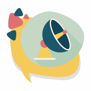 Uzun Gölge, eps10 ile uzay uydu düz simgesi