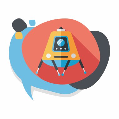 Uzun Gölge, eps10 ile alan Rover düz simgesi